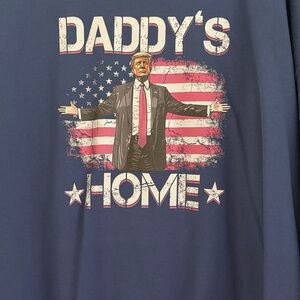 Blue crewneck- trump. NWOT